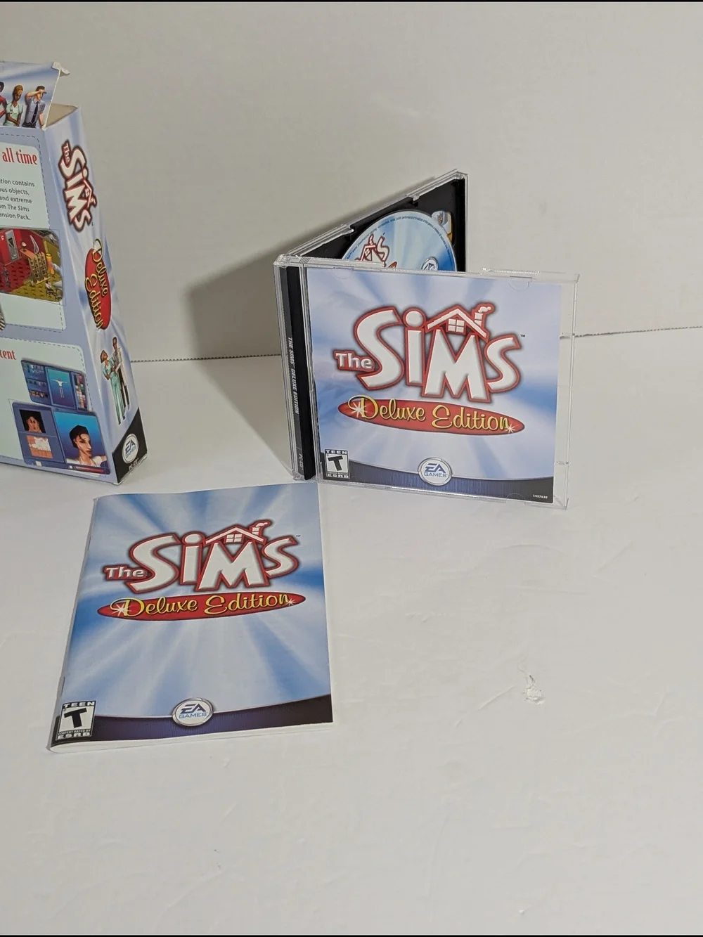 The Sims Deluxe Edition PC Game - Blue Cover